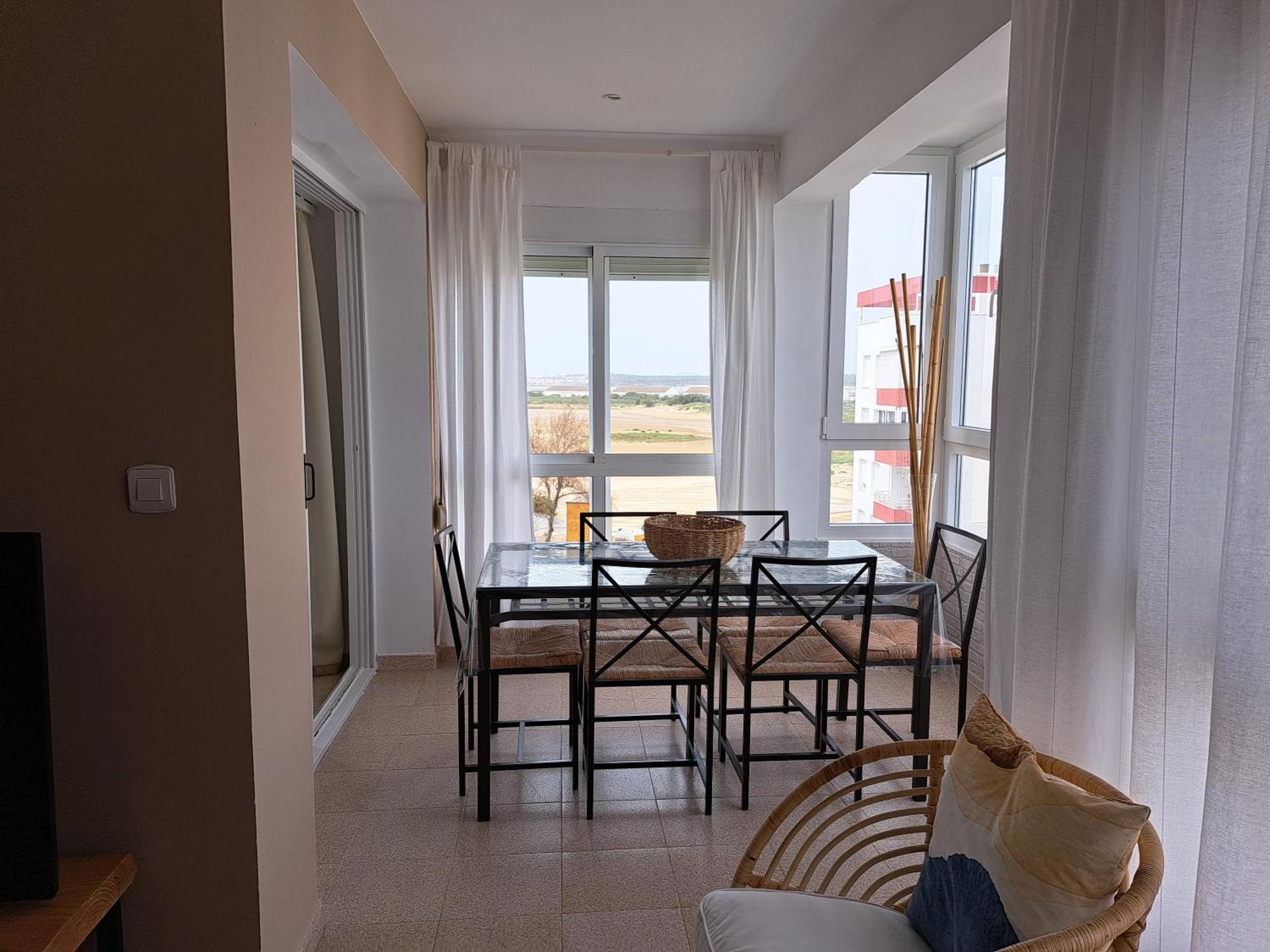 Atico Primera Linea De Playa Con Vistas Al Mar-Climatizado-Wifi-Parking El Puerto de Santa Maria Ngoại thất bức ảnh